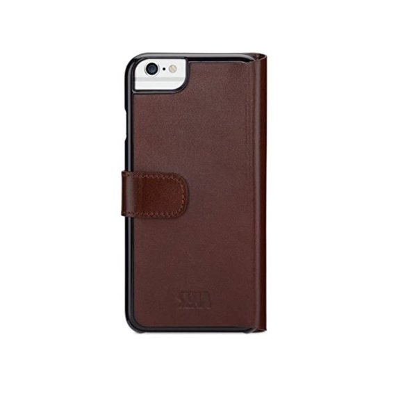 Handcrafted Genuine Leather iPhone 6 Plus Case - Picture 2 of 6